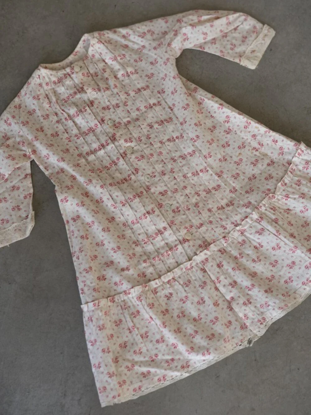 Antique Floral Children's Dress